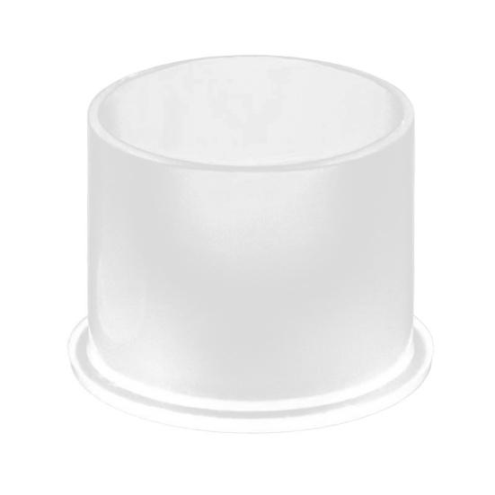 500 stk Engangs tatoveringsblekkkopper Plast Tatoveringsblekkholder Liten Tatoveringsblekkkopp med Ringbase for Tatoveringsartister Studioer