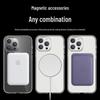 Wlons Magnetische Transparente Hülle für iPhone 17 Pro Max - 4er-Pack Kompatibel mit 17AIR