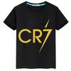 2026 Cr7 Ronaldo Football Star Oversized Cotton Tshirt Unisex Unisex Summer Luxury Brand Retro Leisure Loose Short Sleeve Tshirt