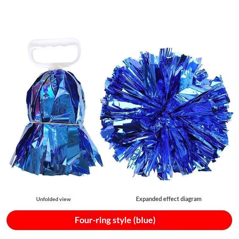 Pompon Multicolori Gioco per Bambini da 5/6 Pollici Palla Tifo per Animali da Compagnia Accessori 'Forza!' Economici Pratici Decorazioni per Festa di Cheerleading Danza Concerto