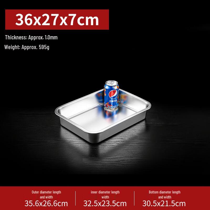 Handun 316L Stainless Steel Deep Buffet Pan with Lid