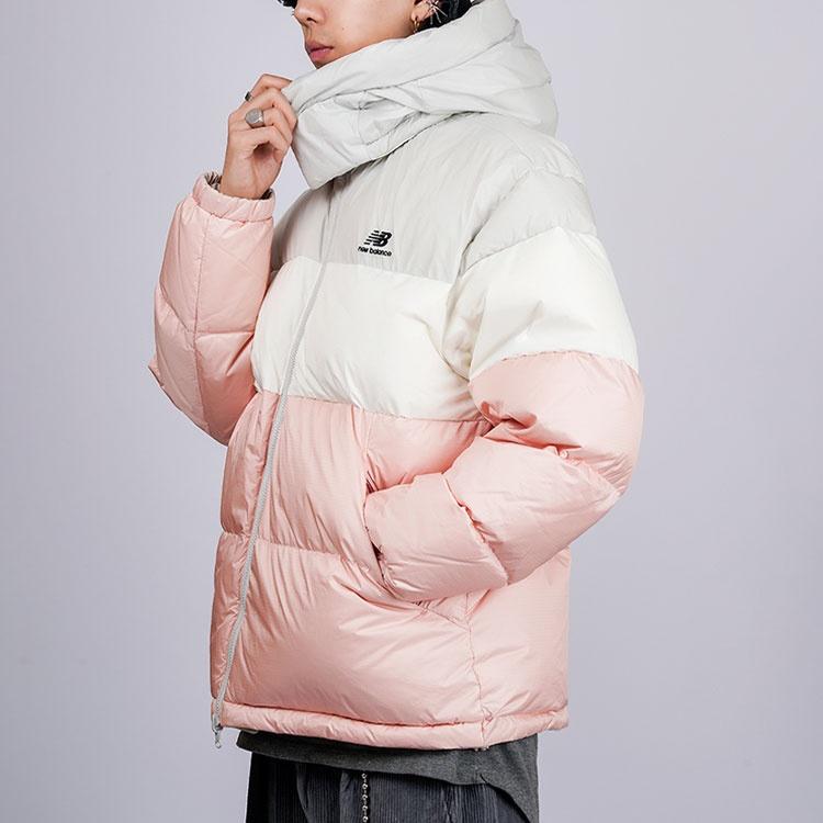 New Balance Winter Warm Puffer Jacket Asia Sizing 'White Pink' Unisex NPA43013-PKZ