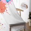 Watercolor Sheer Curtains For Living Room Colored Flowers Bedroom Tulle Curtains Kitchen Window Treatments Panel Drapes