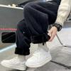 Boys' Stylish Winter Corduroy Pants with Velvet Lining for Warmth