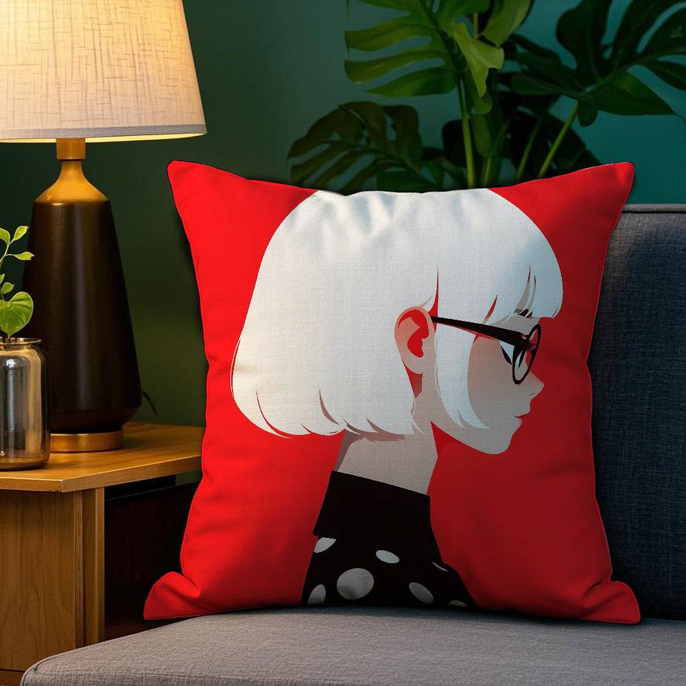 

Yayoi Kusama Minimalism Pillow Case Plush Fabric Soft Double Sided Print Home Sofa High Quality Cushion Cover Throw 12x12Inch