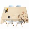 Thicken Cotton Tablecloth Retro Glass Bottle And Starfish Pattern Rectangular Round Table Cloth For Wedding Picnic Party
