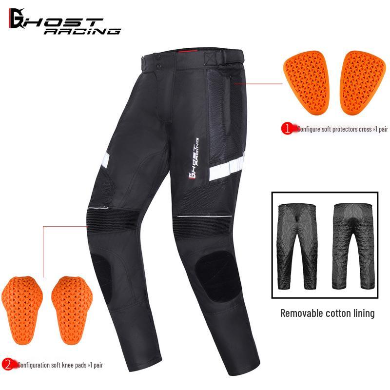 Devil Race Summer Mesh Motorcycle Pants: