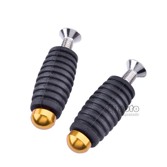 

6MM Racing Brake Lever Toe CNC Peg Gear Shift Toepeg Pedals Adapter for Kawasaki Ninja 250 300 Ninja400 Z750 Z800 Z900 Z650 золотой