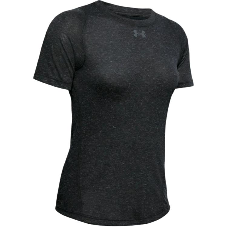 Under Armour Logo Slim Fit Crew Neck Short Sleeve T-Shirt Women tops 1350063-001 S