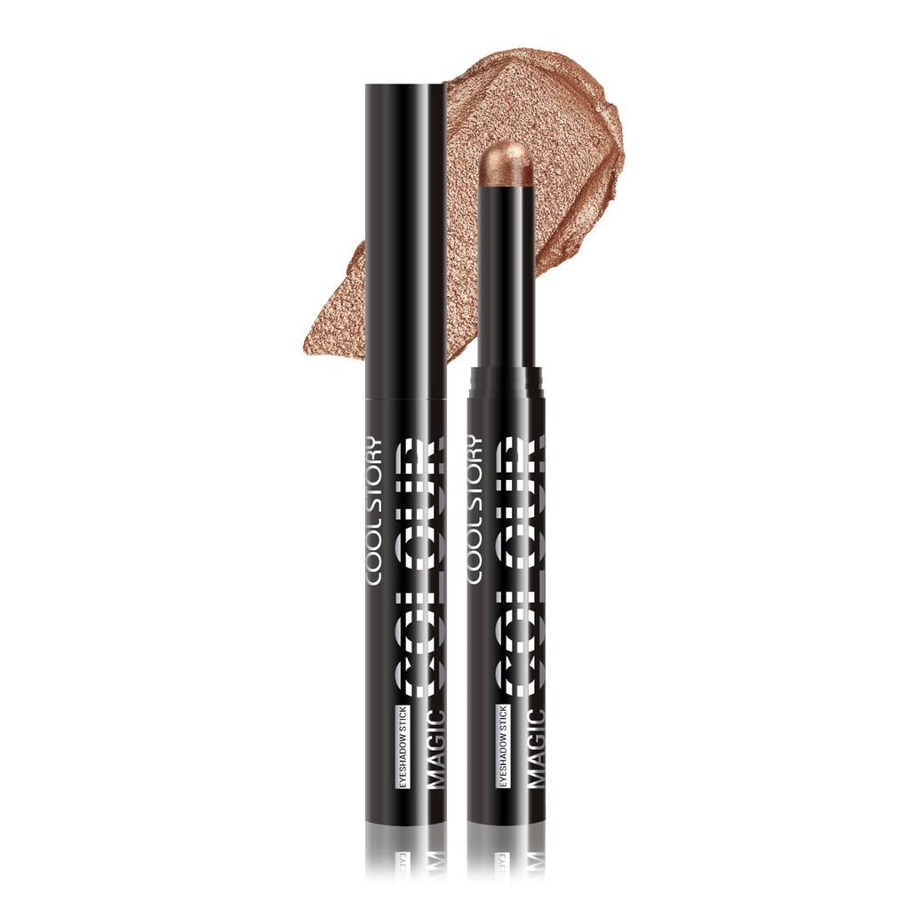 Smoky Dark Blue Eyeshadow Pencil Stick Waterproof Pearlescent 24 Colors Metallic Glitter Eye Shadow Highlighter Pen Makeup Tool