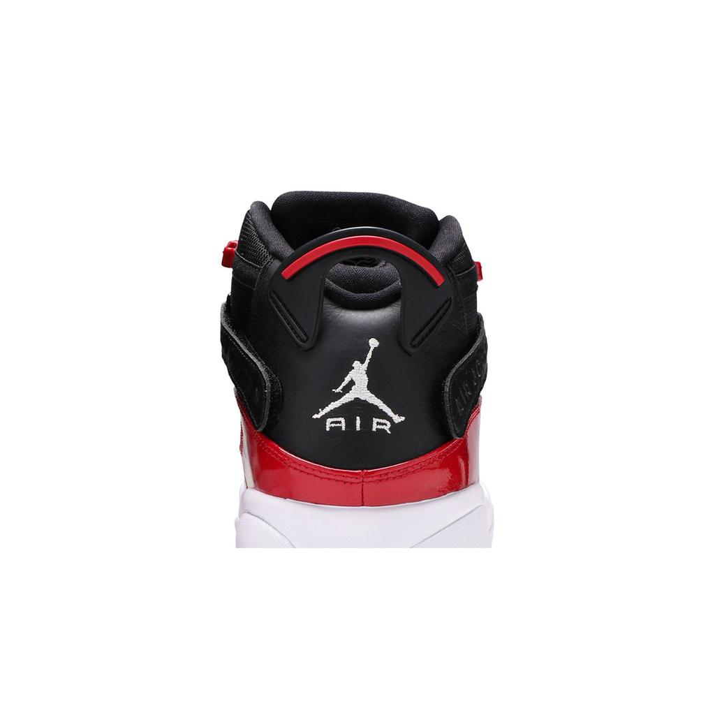Air Jordan 6 Rings 'Fitness Red' (Unisex) Black / Fitness Red / White Vintage Basketball Shoes 322992 060