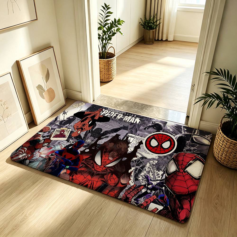 Movie-S-spider-manS Classic Carpet Bathroom Anti-slip Mat Door Mat Home Decoration Mat Entrance Door Mat Scratch-resistant Mat