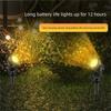 Decoration IP65 Solar Landscape Lights 4 In 1 Solar Powered Solar Spotlights Rotatable Landscape Light Stake Yard