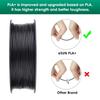 eSUN PLA+ 1.75mm Black 3D Printer Filament Corn Grain Refining Material 1KG Spool (2.2lbs) Dimensional Accuracy +