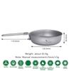 Boundless Voyage Titanium Kitchen Frying Pan Skillet Griddle with Folding Handle Noodles Bowl Rice Tableware 5inch