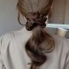 "Cerchietto in Raso di Alta Qualità 2022: Elastico per capelli semplice da donna coreano alla moda per stili eleganti"