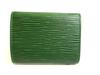 Authentic LOUIS VUITTON Epi Green Leather Coin Purse #a968  Pre-owned