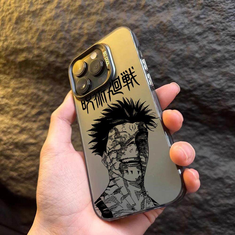 Black Anime Jujutsu Kaisen Phone Case for Xiaomi Redmi Note 7 8 9 9S 10 11 12 13 14 Pro Plus 4G 5G Anti Fall Matte Back Cover