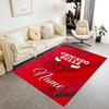 Chicago Bulls Fan Gear Personalized Name Floor Mat Perfect for Outdoor Entryway Foyer Balcony Antislip Carpet Office Home Decor Spiritual Gift