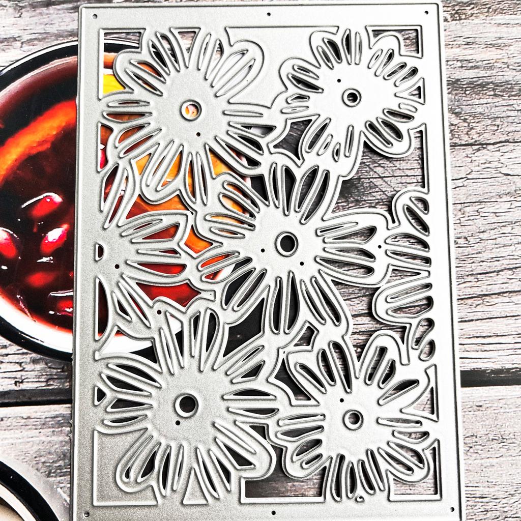 Blooming Flower Metal Cutting Dies for DIY Scrapbook Cutting Die Paper Cards Embossed Decorative Art Crafts