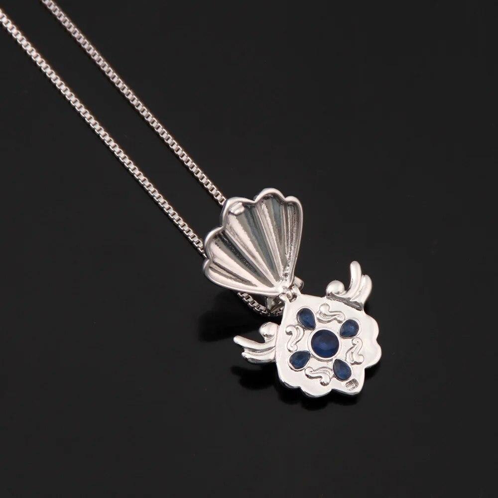 

Аниме Русалка Мелодия Ожерелье в виде ракушки Pichi Pichi Pitch Luchia Karen Hanon Hosho Toin Rina Подвеска для косплея Ювелирные изделия Подарочный реквизит