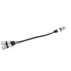 30 cm XLR Hunn Jack til Dual Hann Head Splitter Adapter o Mic-forlengelseskabel for Canon Black