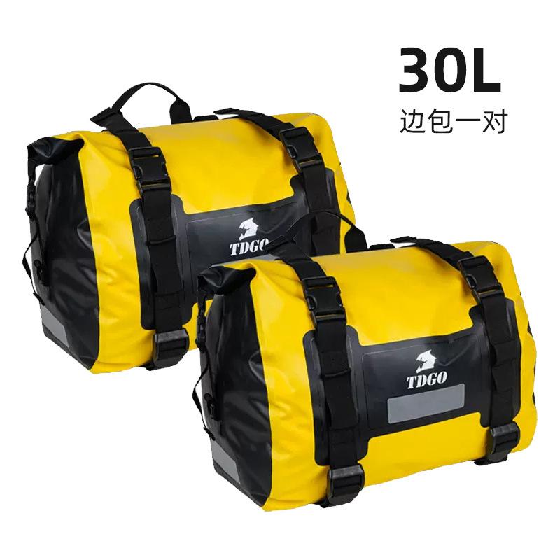 Waterproof Motorcycle Tail Bag, Knight Touring Luggage Rear Seat Pack Side Pannier Dry Bag for Long Rides