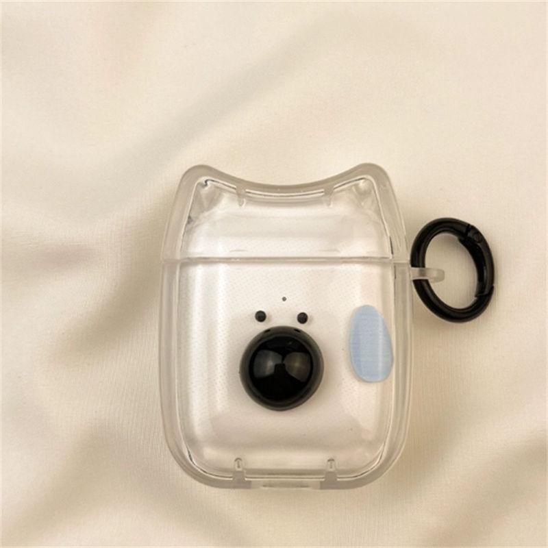 Lustige schwitzende 3D-Hundenase Geeignet für AirPods Pro2 Kopfhörerhülle Kabellose Bluetooth Apple AirPods S1/2 Weiche Hülle
