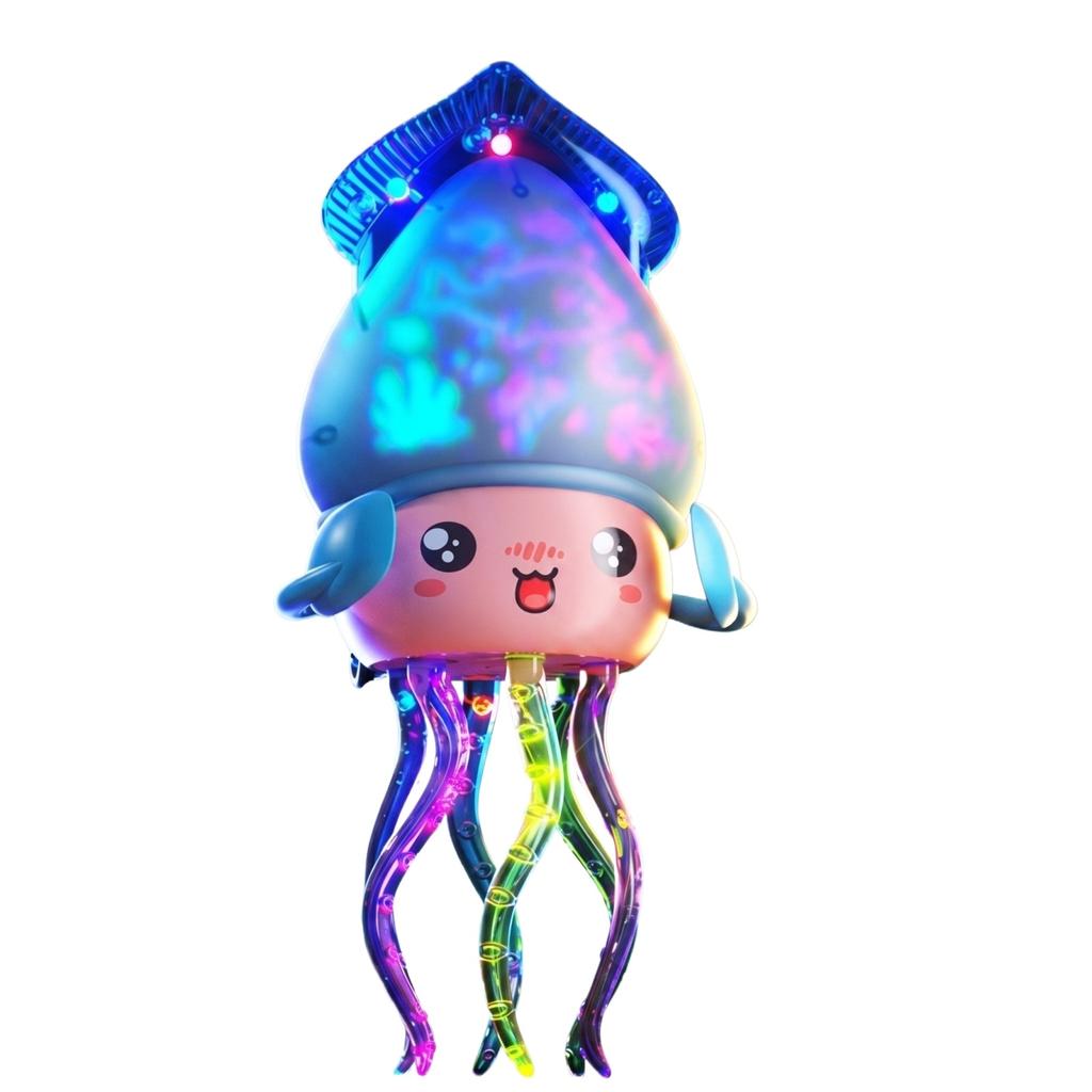 Electric, Magical Dancing Jellyfish With Automatic Obstacle Avoidance And Light Toy For Children.