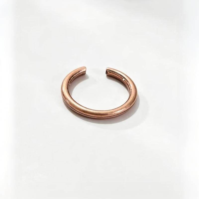 Pure Copper Cuff Bracelet Hypoallergenic Fashion Design Smooth Vintage Finish for Trendsetters Daily Street Wear