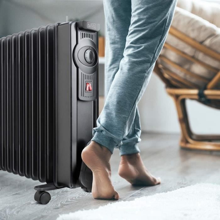 Radiateur - Black+Decker - BXRA1500E - 1500 W - Noir