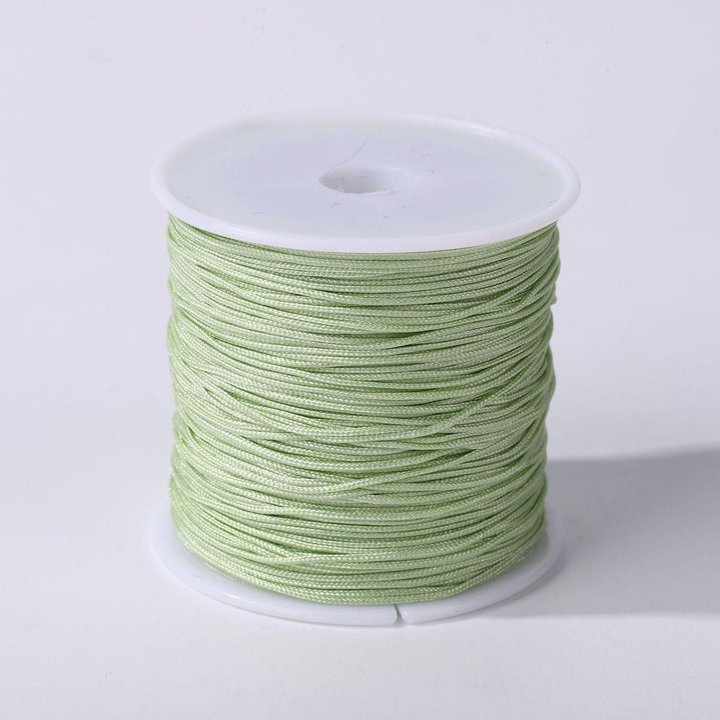 Handmade No. 72 Jade Thread - 0.8mm Wear-Resistant String for Jewelry Crafting, Hand Rope, Bracelets, DIY Necklaces, 50m