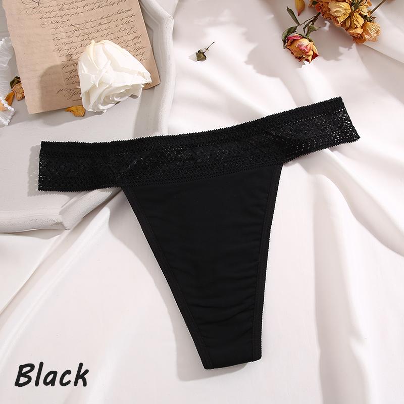 

Женские физиологические трусы, герметичные, женские сексуальные стринги, низкая талия, бесшовное кружевное нижнее белье, стринги, мягкое нижнее белье, гигиеническое нижнее белье XXL&1pc чёрный