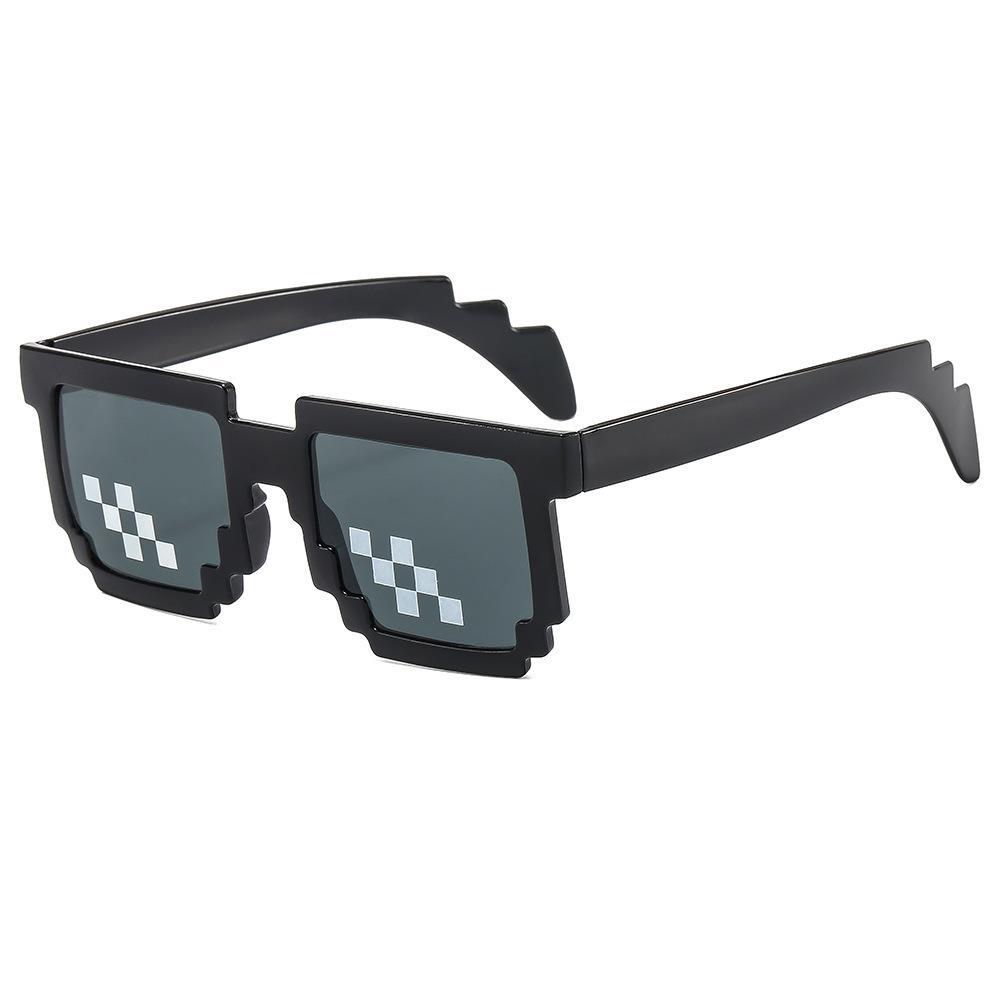 

1-12Pcs Pixel sunglasses Retro Pixel glasses Adult boys and girls Photo props birthday party supplies