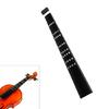 Ebony Violin Fingerboard 4/4 Natural Ebony Wood Fiddle Fretboard With Musical Scale Stringed Instrument Accessories