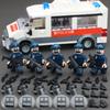 MOC Military Series PTU Mobile Unit Assault Team Soldier Plastic Building Blocks Toy