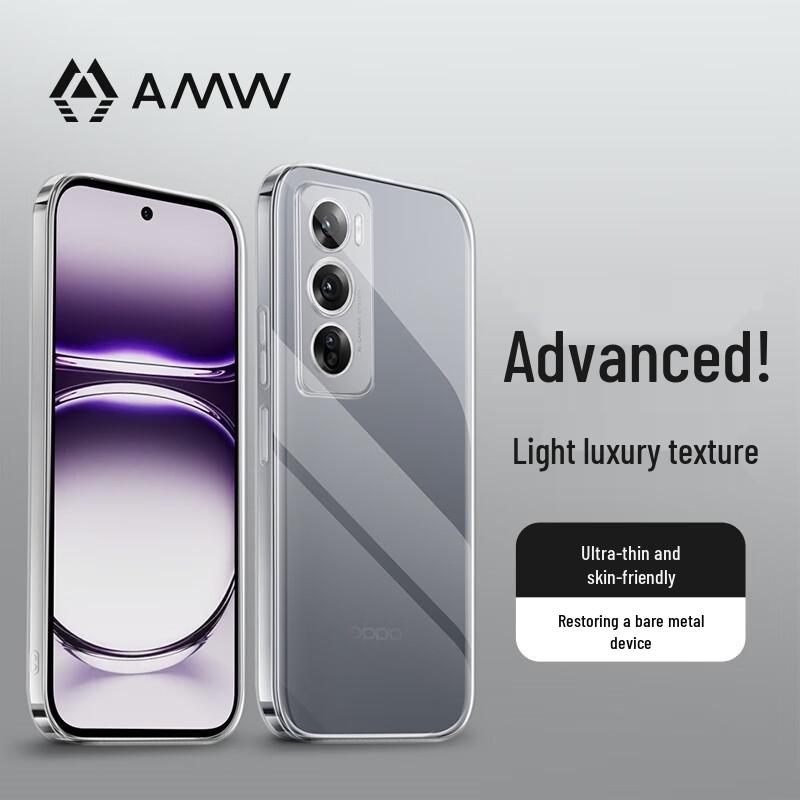 

AMW Transparent Ultra-Thin Phone Case for OPPO Reno12