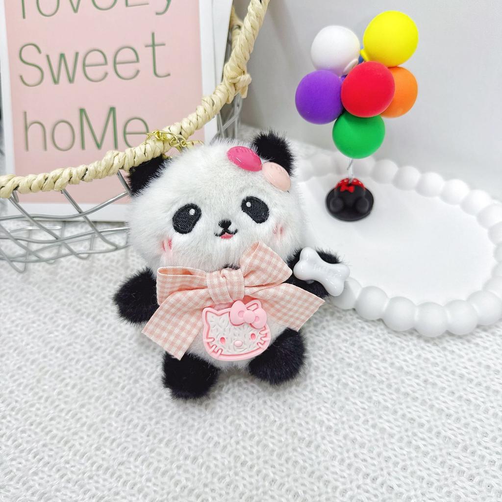Cute Panda Pendant, Teddy Bear Doll Pendant, Panda Keychain, Chengdu Panda Gift