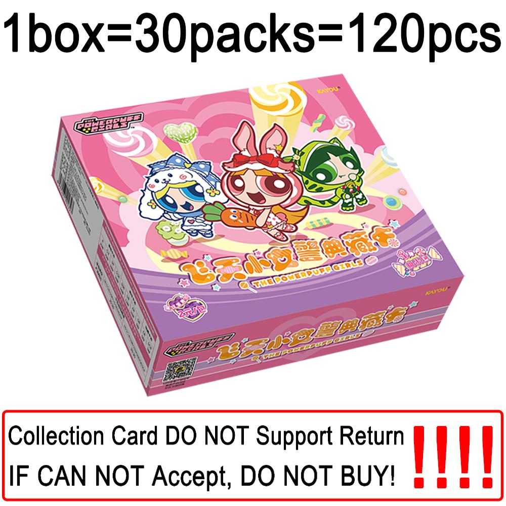 Genuine The Powerpuff Girls Rare Collection Card Gift Family Comedy Cartoon Animation High Quality Card Family Table Toys