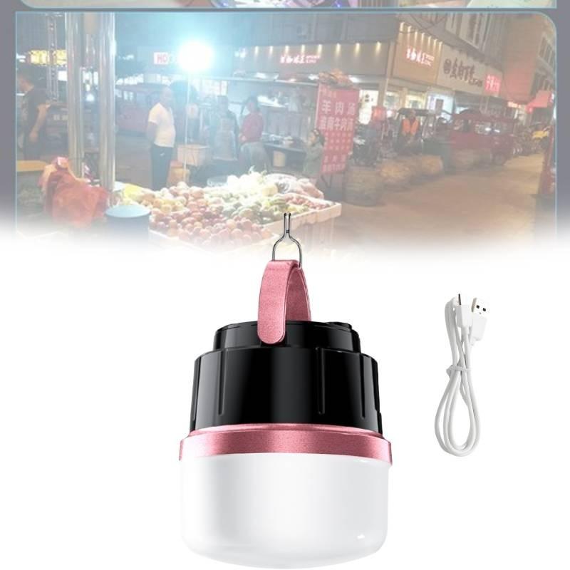 Led Bulb Rechargeable Light Stalls Outdoor Home Use Energy Efficient Portable