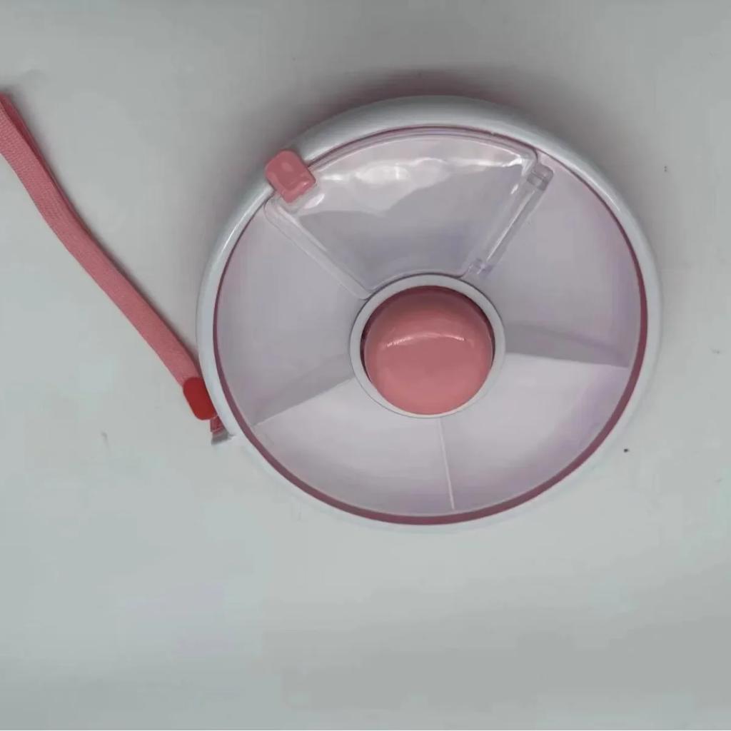 Snack storage box with lid snack rotating fruit tray snack box sealed dry fruit tray