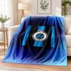 Club Brugge FC Printed Flannel Blanket Warm Comfort Bed Throw For Indoor Home Decoration