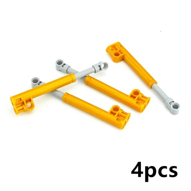 Building Blocks Technical Parts Soft Hard Spring Shock Absorber Compatible Assembles Particles 76138 76537 61903 92693 57515
