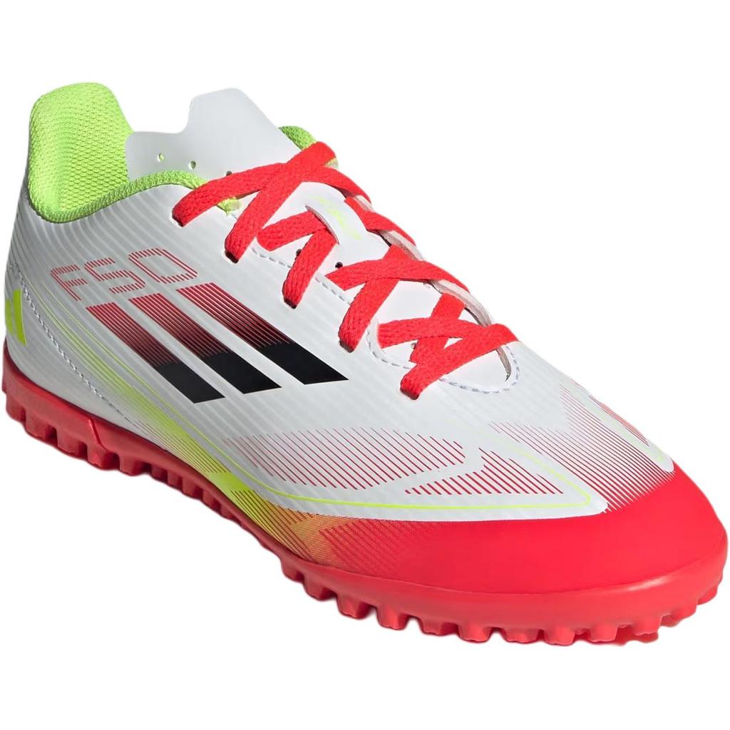 Adidas F50 CLUB Support Low top Kids' Soccer Shoes White Black Red Kids' IE3732