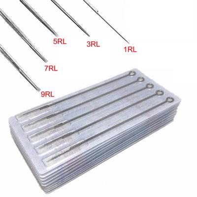 5/50 Stück 1/3/5/7/9RL Professionelle sterile Tattoo-Nadeln Round Liner Needle Tattoo Supply
