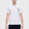 Fila Athletics Logo Print Professional Sports Fitness Crew Neck Short Sleeve T-Shirt Men Tops Jade-White A11M131115F-WT