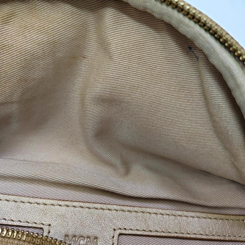 [Gebraucht] Fursten Kleine Goldbeschichtete Canvas Bedruckte Hüfttasche - Sehr Gut #132JRFW