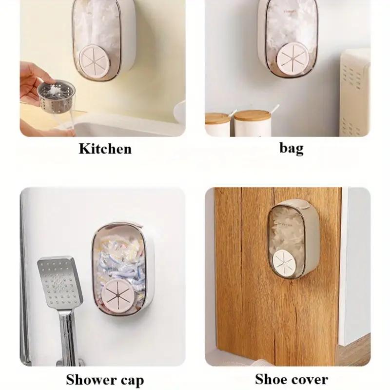 Household Disposable Plastic Wrap Storage Box Plastic Wrap Storage Box Free of Punching Wall-mounted Removable Kitchen Use