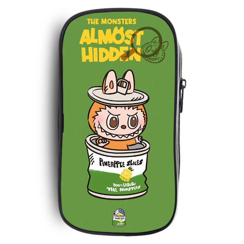 2025 Labubu Primary And Secondary School Students Cartoon Diy Printing Fashion Storage Pencil Bag