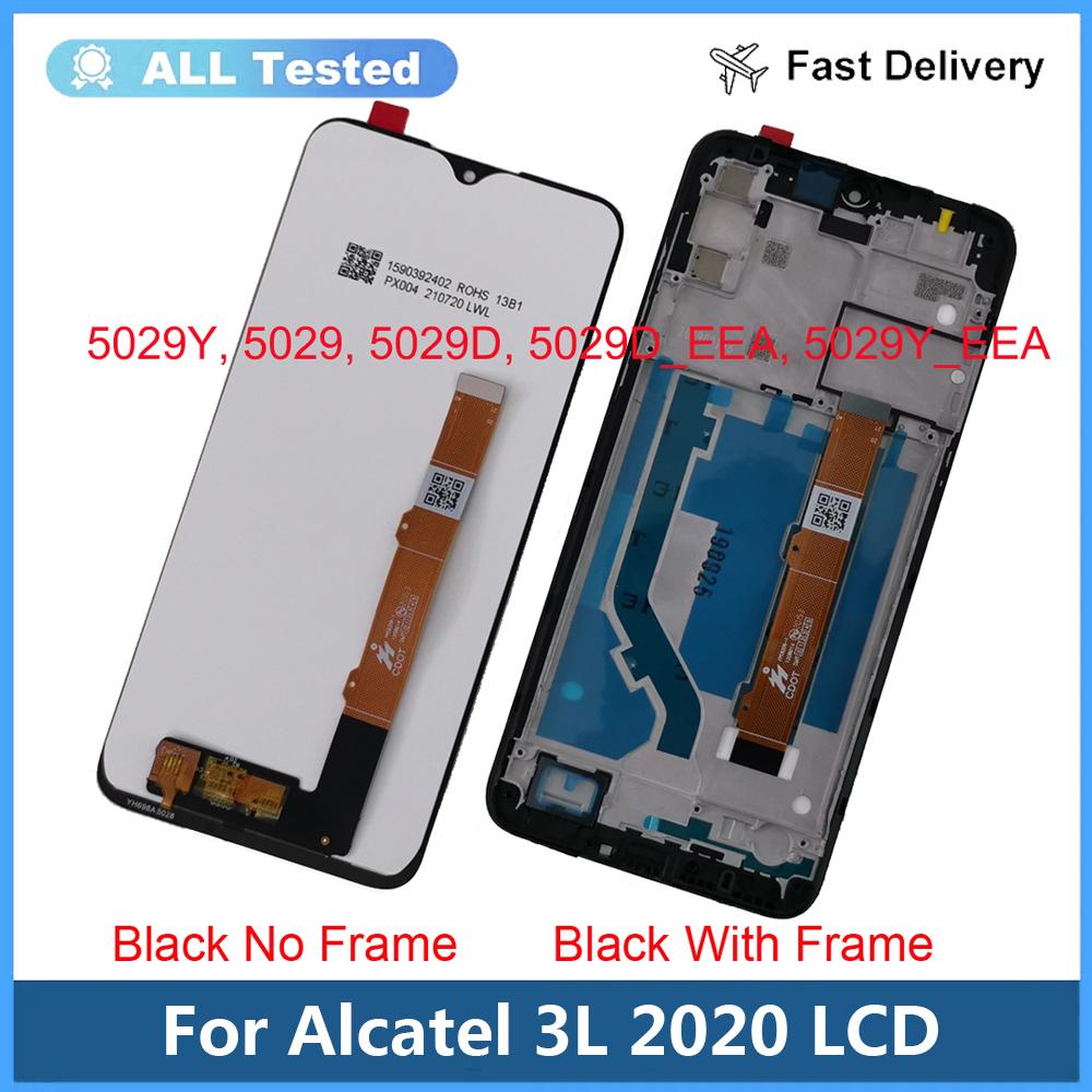 

LCD Screen and Digitizer Full Assembly For Alcatel 3L 2020 OT5029 5029Y 5029D With Frame